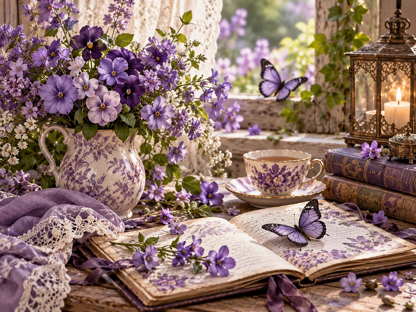 Illustrative inspiration scene for All Things Purple