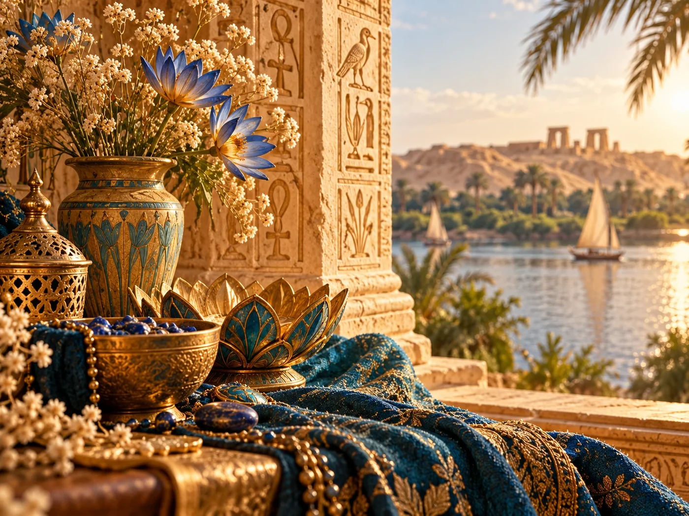 Illustrative inspiration scene for Egyptian