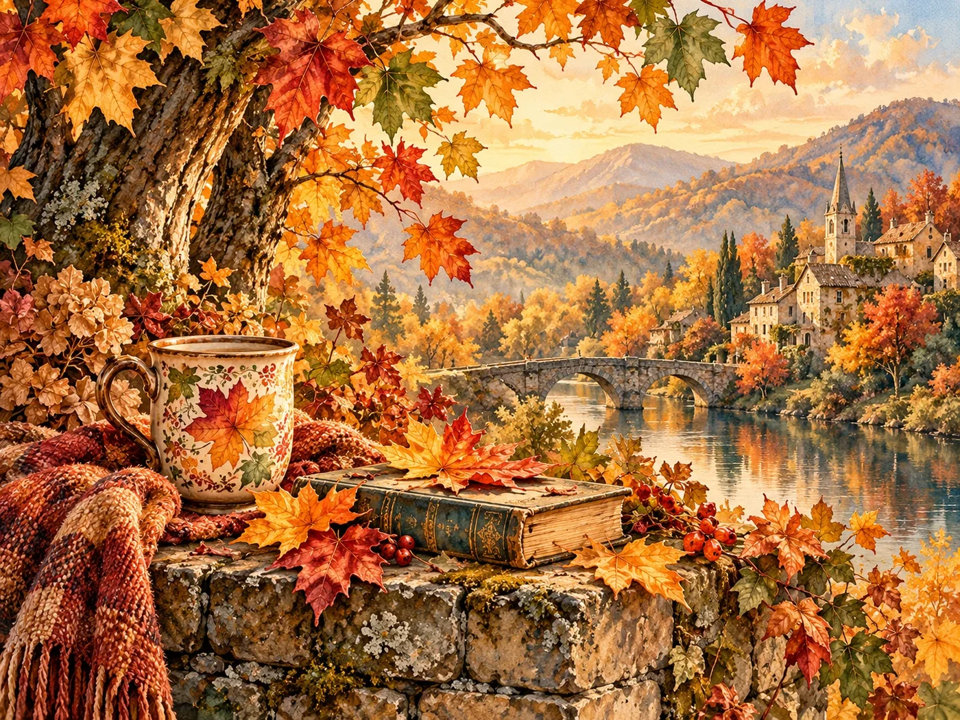 Coordinating artistic interpretation for Fall Leaves