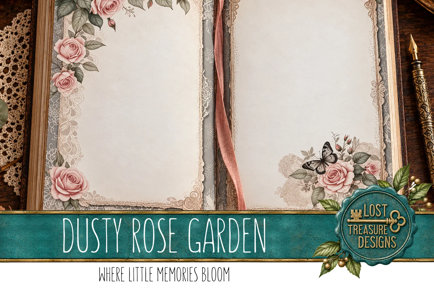 Dusty Rose Garden — Finished Project Showcase