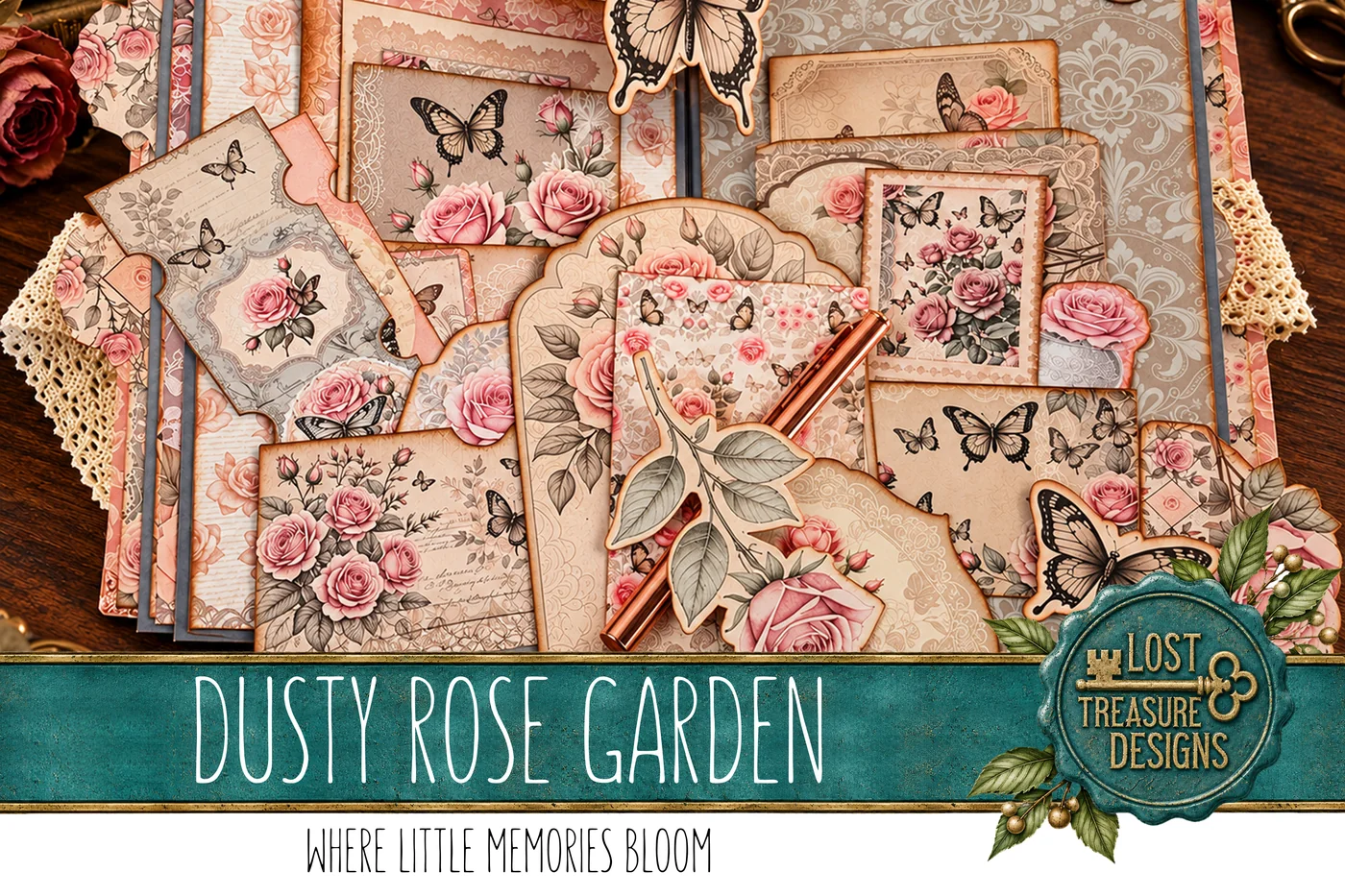 Dusty Rose Garden — Finished Project Showcase