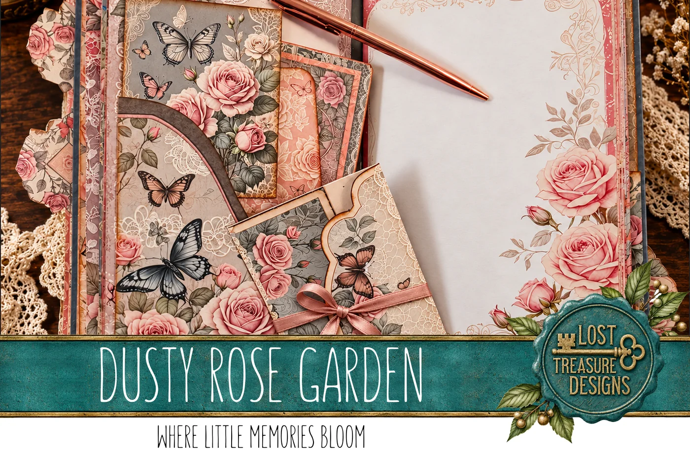 Dusty Rose Garden — Finished Project Showcase