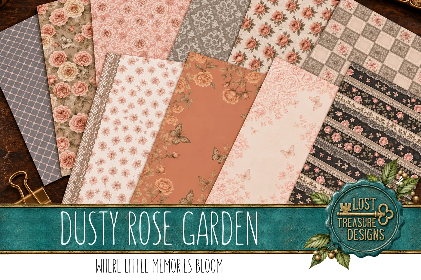 Dusty Rose Garden — Finished Project Showcase