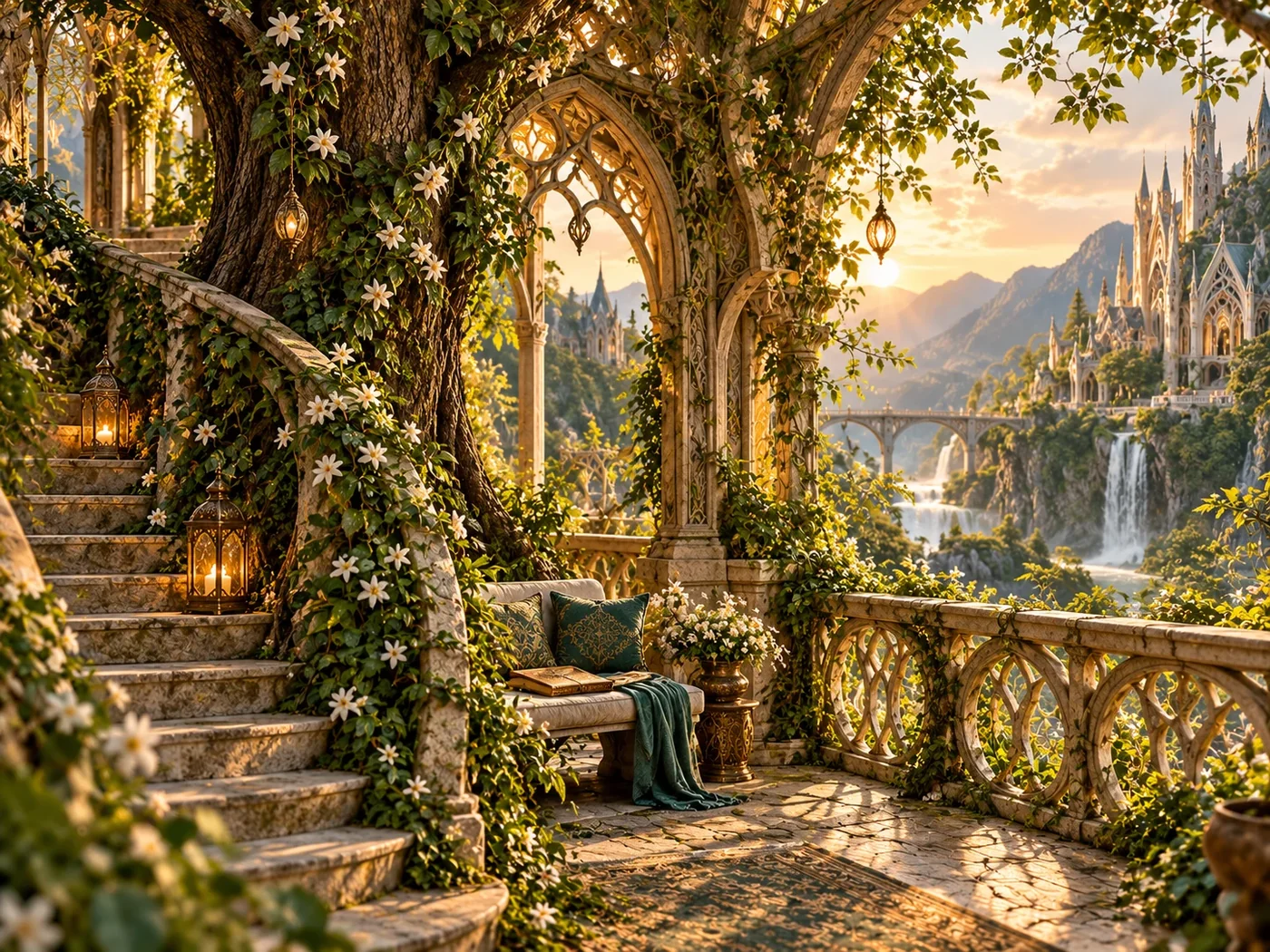 Illustrative inspiration scene for Elven Elegance