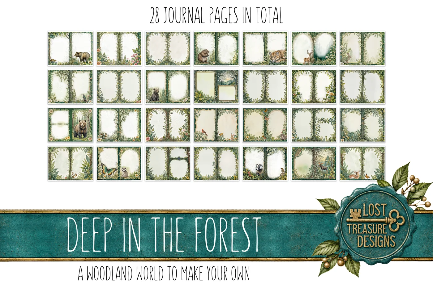 Deep in the Forest — Journal Layout Preview