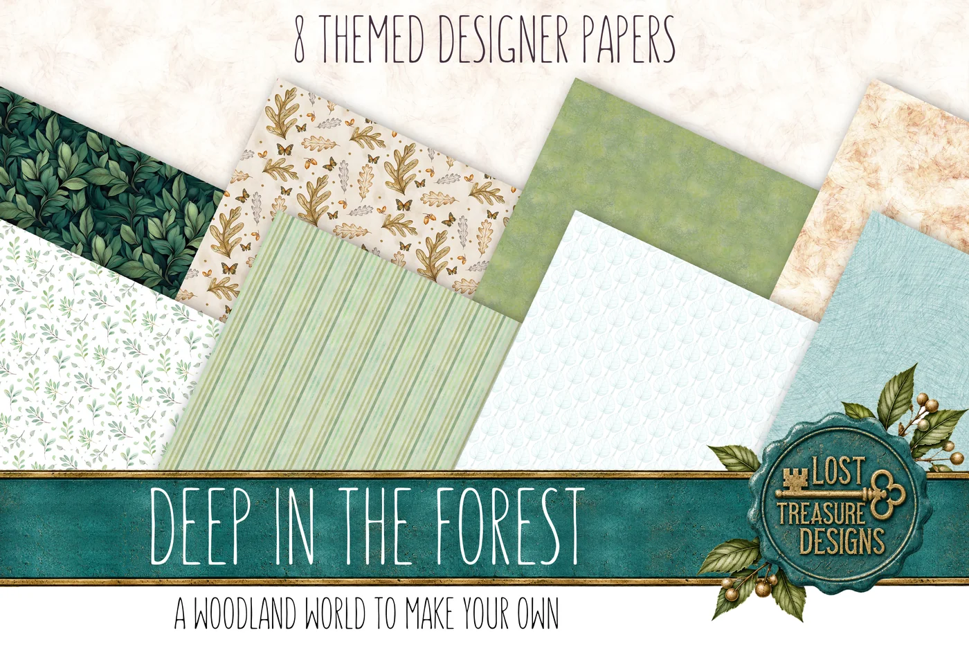 Deep in the Forest — Designer Paper Preview