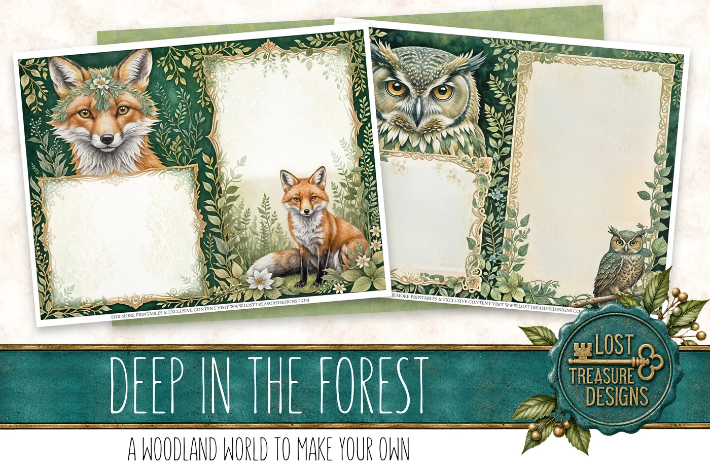 Deep in the Forest — Jumbo Tags & Special Bonuses