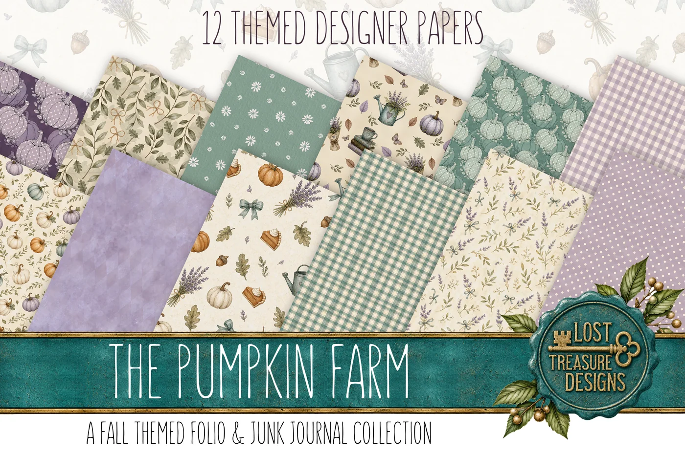 The Pumpkin Farm — Designer Paper Preview