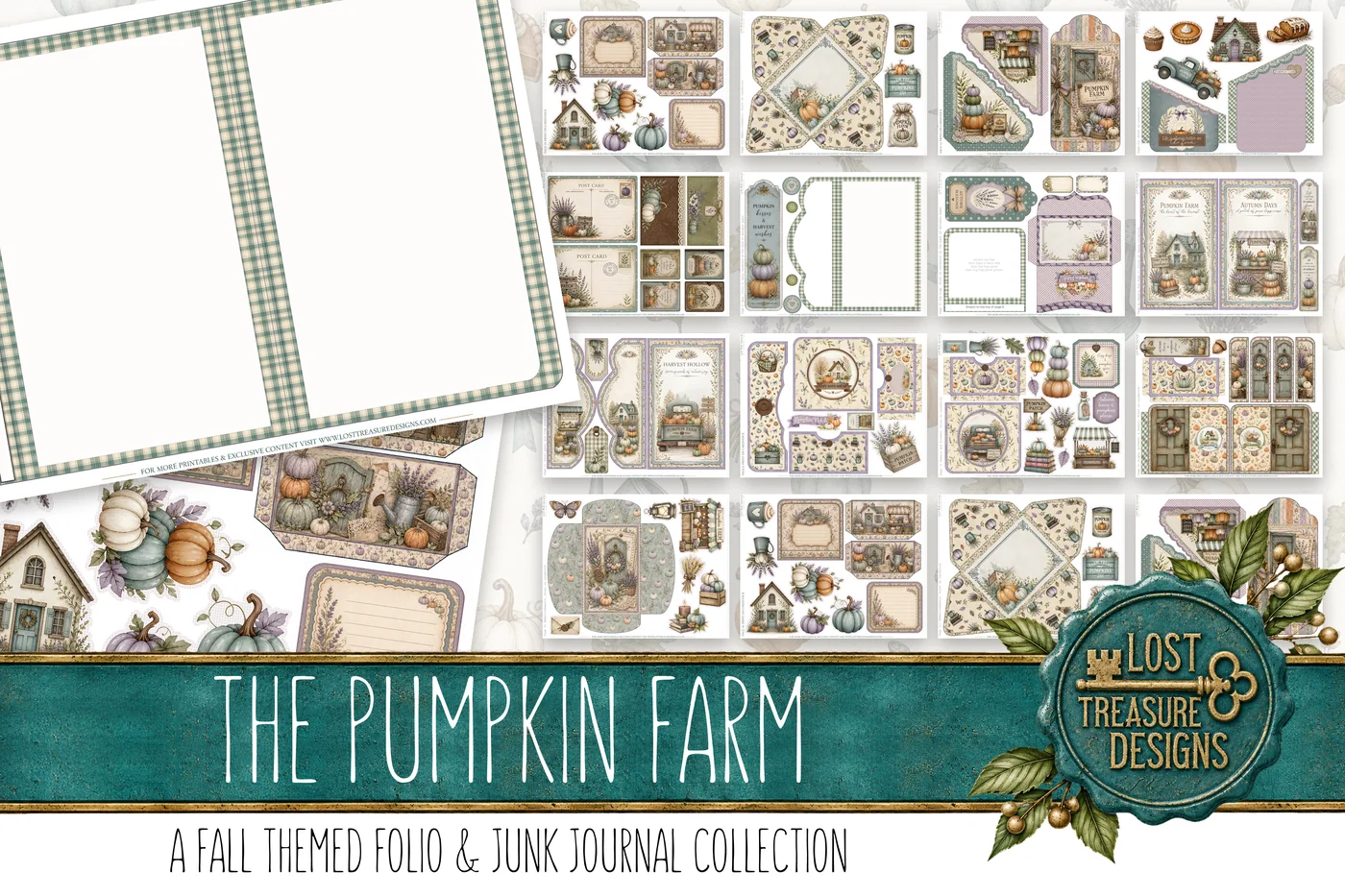 The Pumpkin Farm — Folio & Embellishments Preview