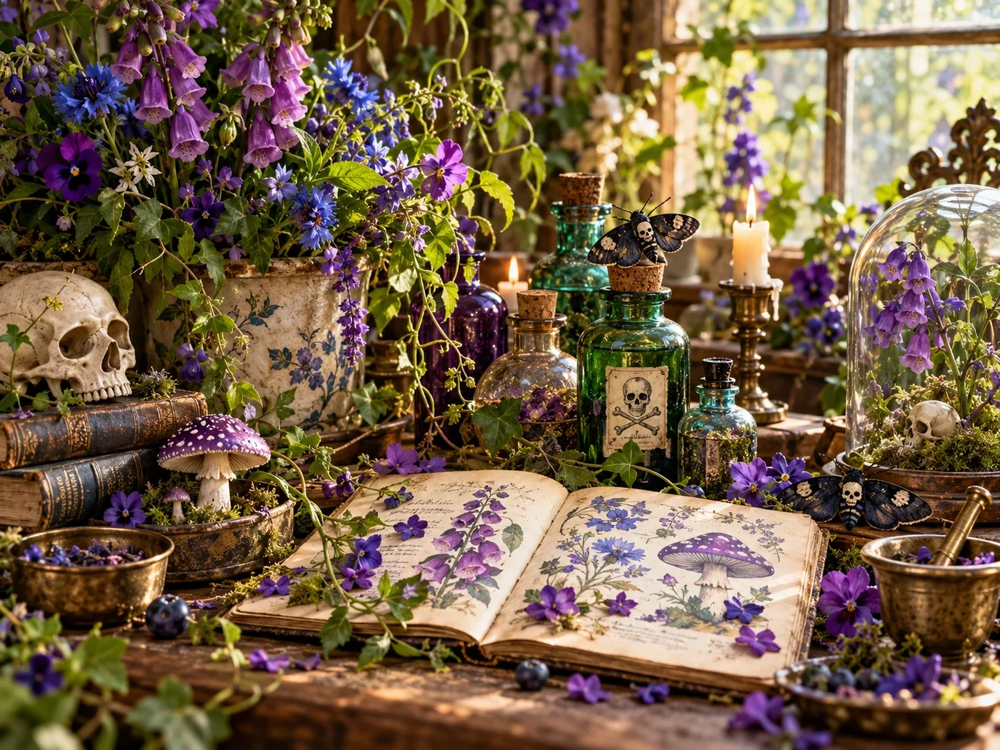 Illustrative inspiration scene for Toxic Botanicals