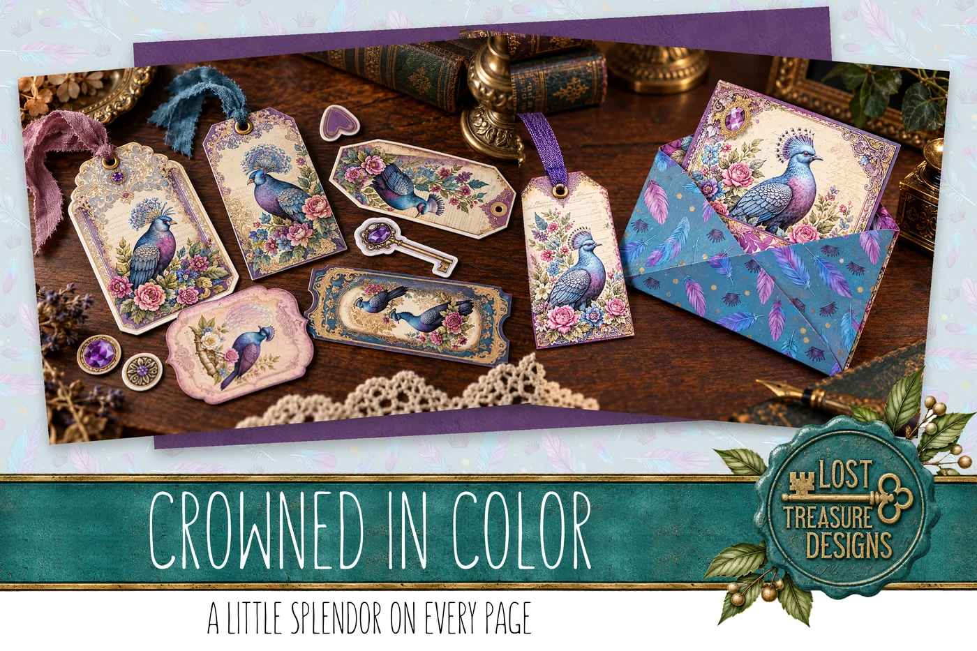 Crowned in Color — Jumbo Tags & Special Bonuses