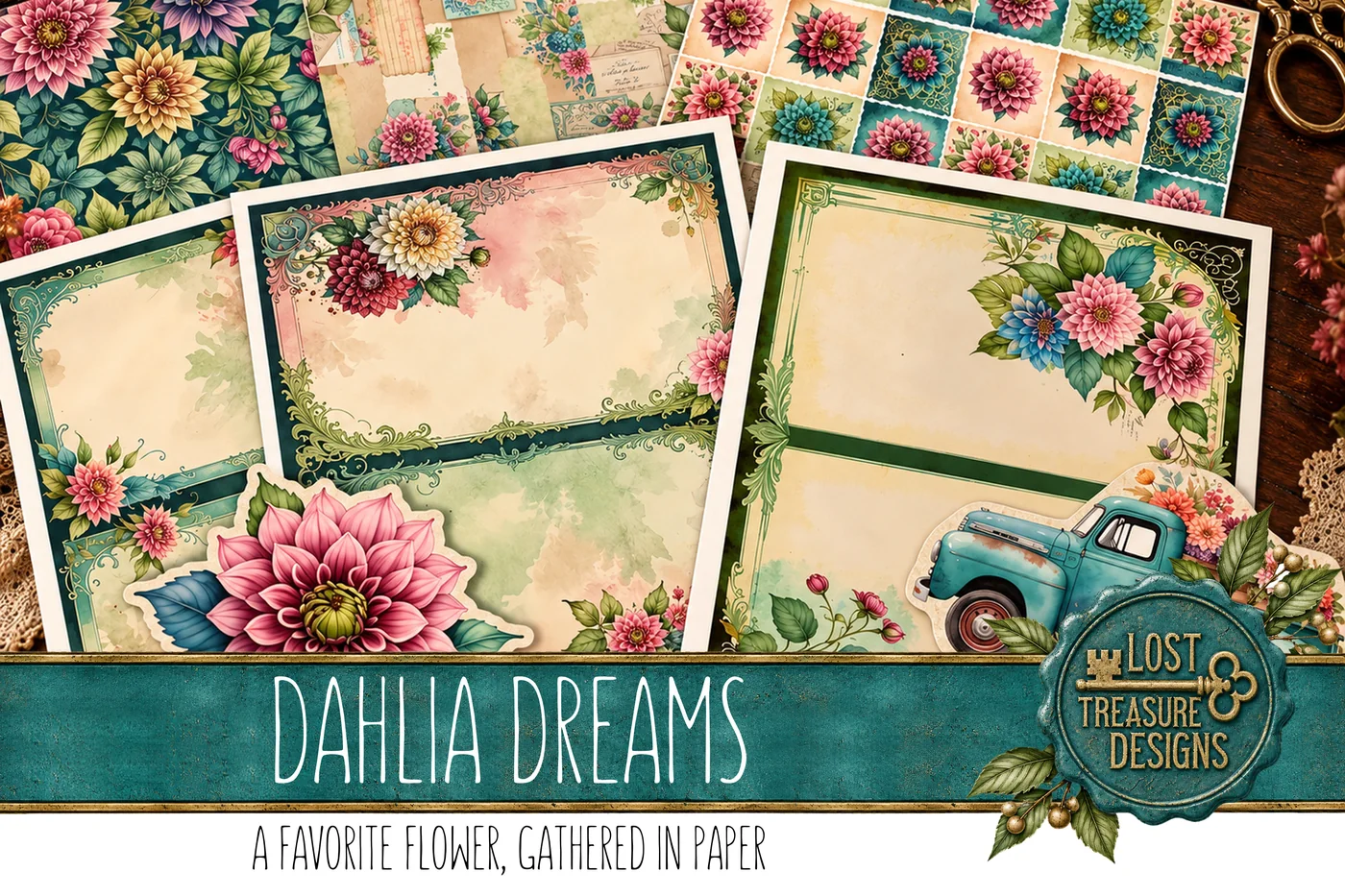 Dahlia Dreams — Finished Project Showcase
