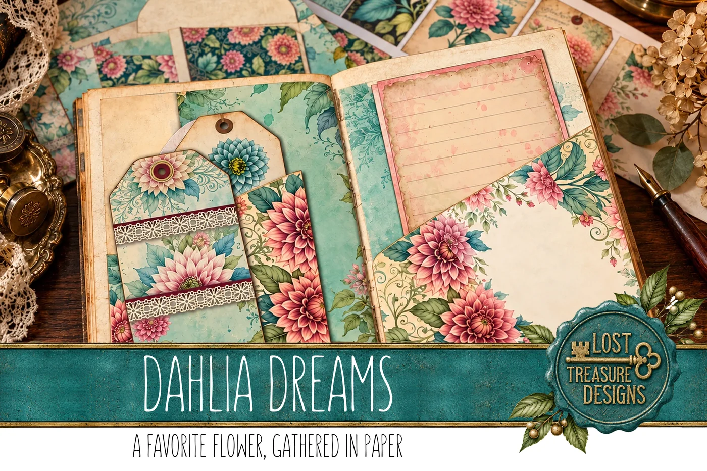 Dahlia Dreams — Finished Project Showcase
